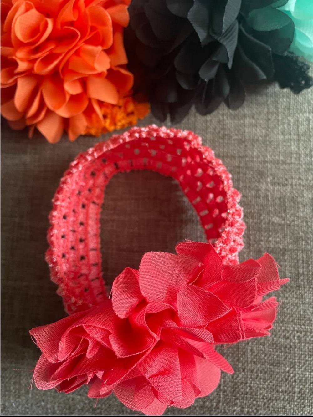 Kids Flower Hair Band Set of 14 – Multi-Color Floral Accessories